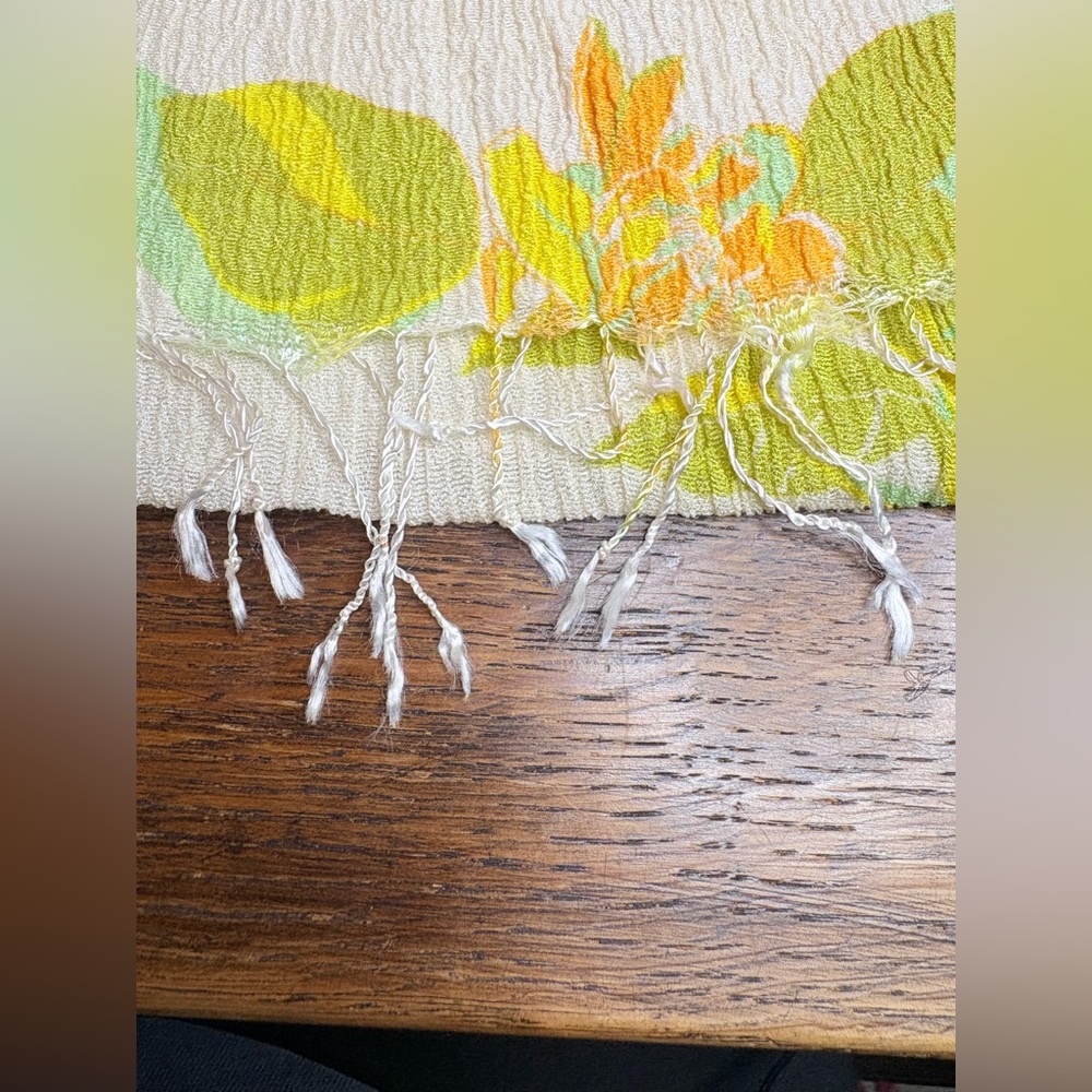 NWOT Savannah Morrow The Label Floral Crinkle Scarf / Sarong in Andria Print. - Picture 6 of 8